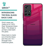 Wavy Pink Pattern Glass Case for Redmi Note 11T 5G