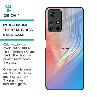 Mystic Aurora Glass Case for Redmi Note 11T 5G