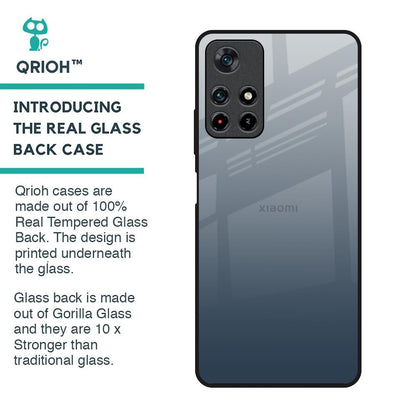 Smokey Grey Color Glass Case For Redmi Note 11T 5G
