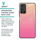 Pastel Pink Gradient Glass Case For Redmi Note 11T 5G