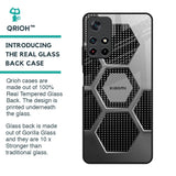 Hexagon Style Glass Case For Redmi Note 11T 5G