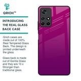 Magenta Gradient Glass Case For Redmi Note 11T 5G