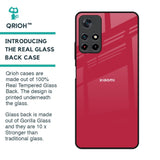 Solo Maroon Glass case for Redmi Note 11T 5G