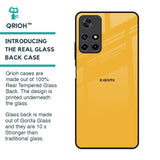 Fluorescent Yellow Glass case for Redmi Note 11T 5G