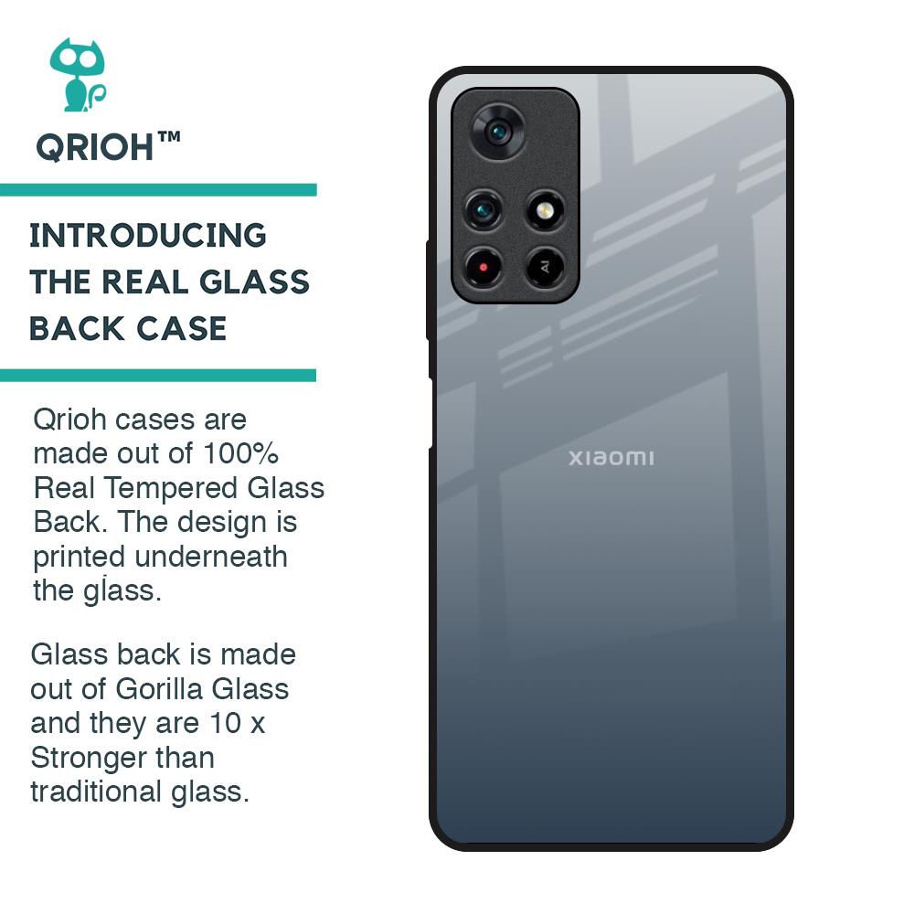 Dynamic Black Range Glass Case for Redmi Note 11T 5G