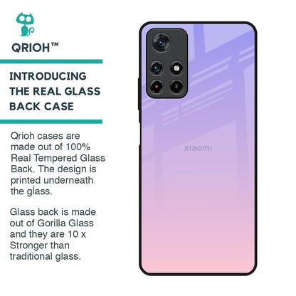 Lavender Gradient Glass Case for Redmi Note 11T 5G