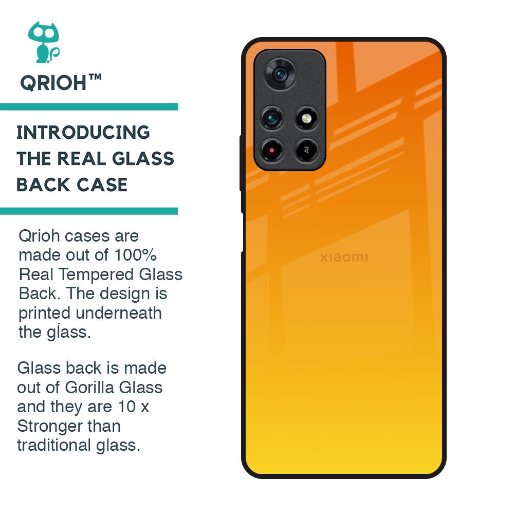 Sunset Glass Case for Redmi Note 11T 5G