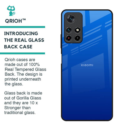 Egyptian Blue Glass Case for Redmi Note 11T 5G