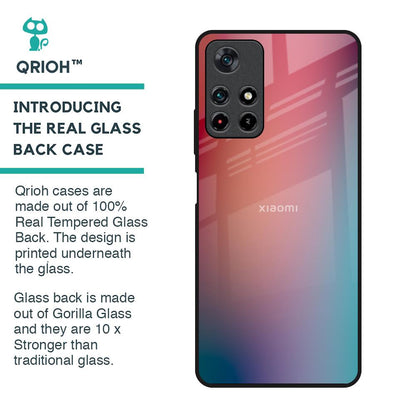 Dusty Multi Gradient Glass Case for Redmi Note 11T 5G