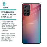 Dusty Multi Gradient Glass Case for Redmi Note 11T 5G