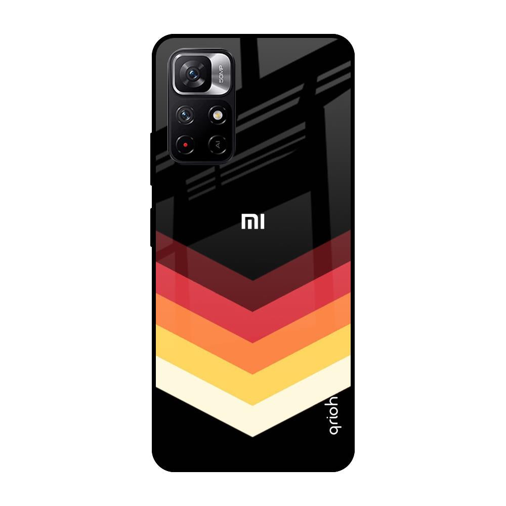 Abstract Arrow Pattern Redmi Note 11T 5G Glass Cases & Covers Online