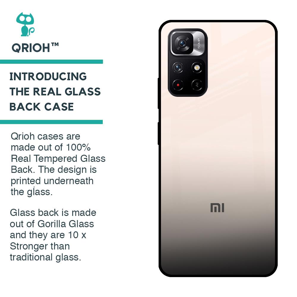 Dove Gradient Glass Case for Redmi Note 11T 5G