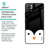 Cute Penguin Glass Case for Redmi Note 11T 5G