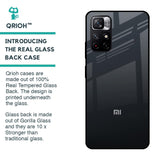 Stone Grey Glass Case For Redmi Note 11T 5G