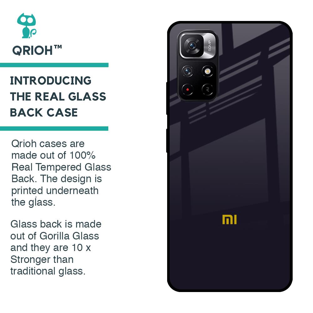 Deadlock Black Glass Case For Redmi Note 11T 5G