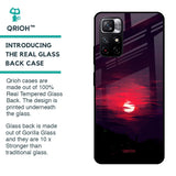 Morning Red Sky Glass Case For Redmi Note 11T 5G