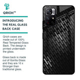 Dark Abstract Pattern Glass Case For Redmi Note 11T 5G