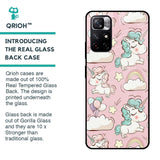 Balloon Unicorn Glass case for Redmi Note 11T 5G
