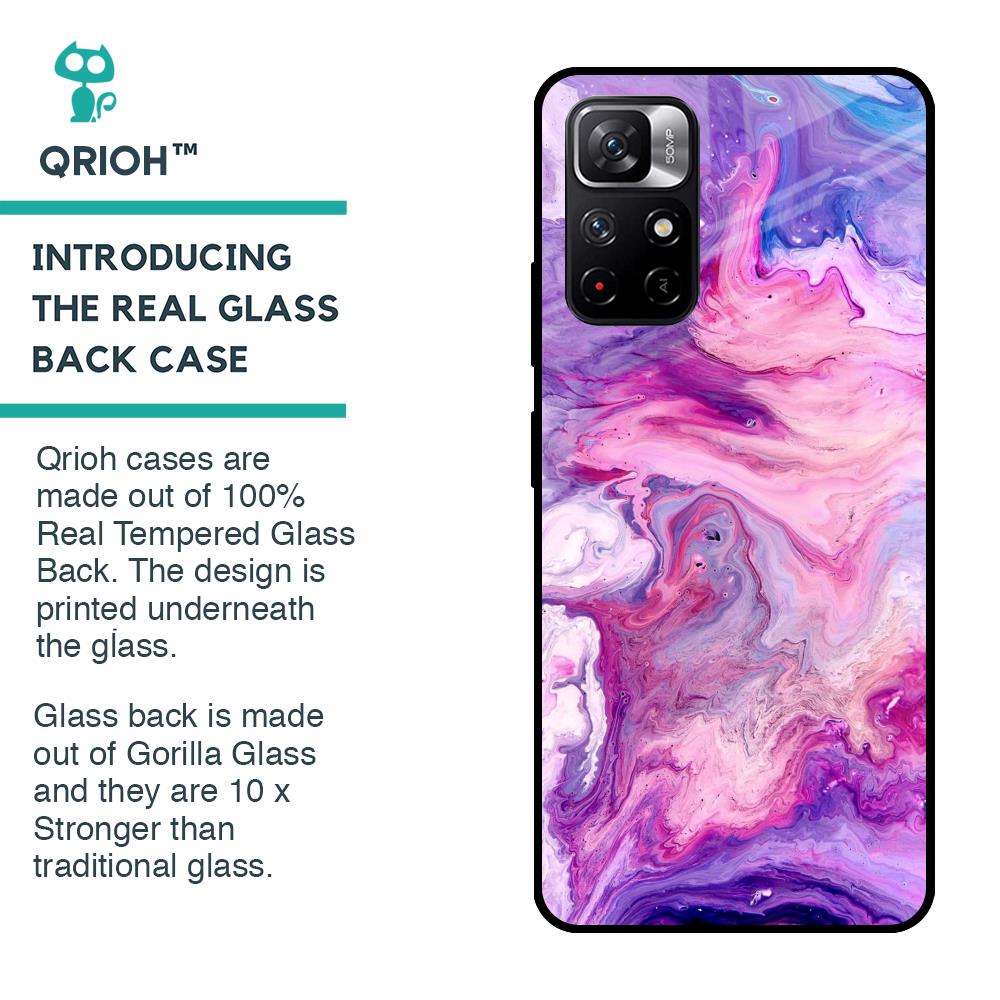 Cosmic Galaxy Glass Case for Redmi Note 11T 5G