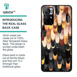 Bronze Abstract Glass Case for Redmi Note 11T 5G