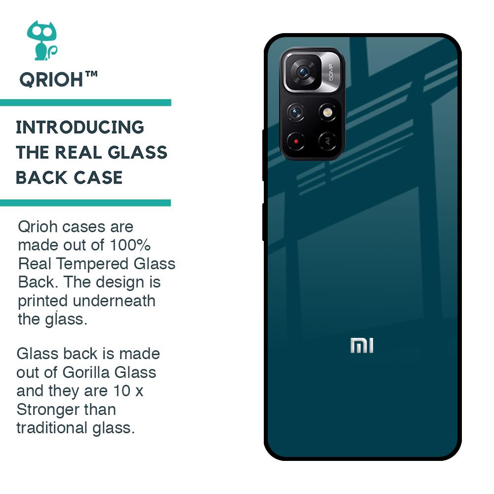 Emerald Glass Case for Redmi Note 11T 5G