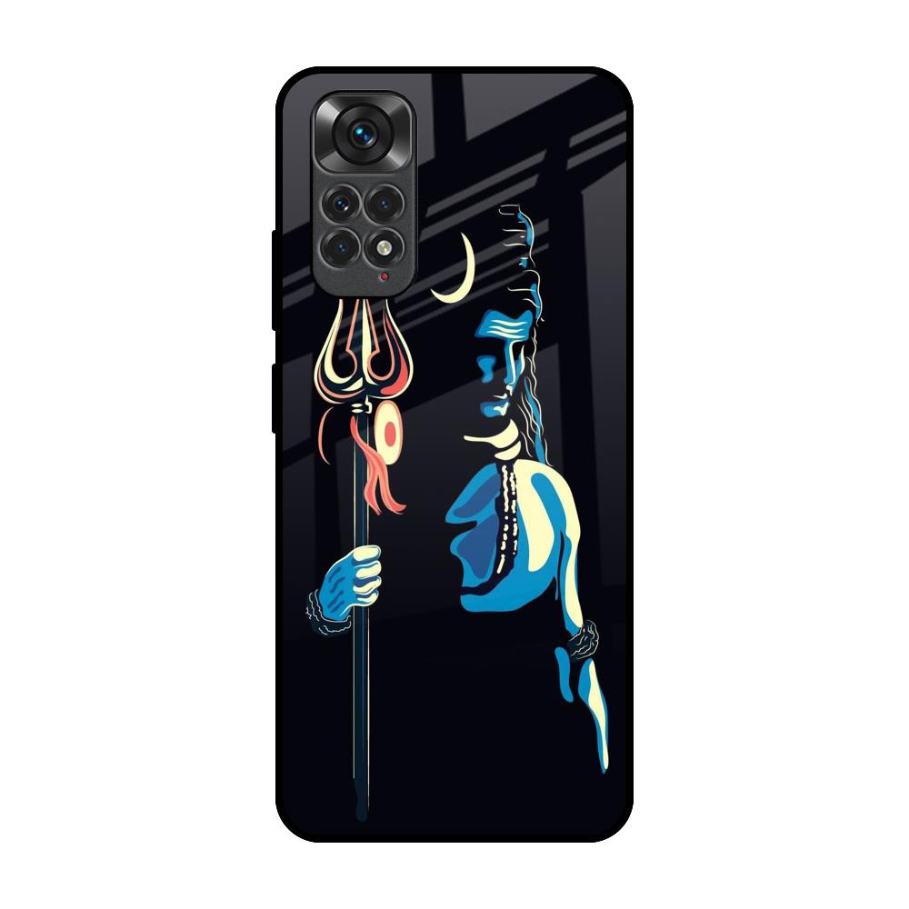 Mahakal Redmi Note 11S Glass Back Cover Online