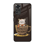 Tea With Kitty Redmi Note 11S Glass Back Cover Online