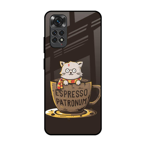 Tea With Kitty Redmi Note 11S Glass Back Cover Online