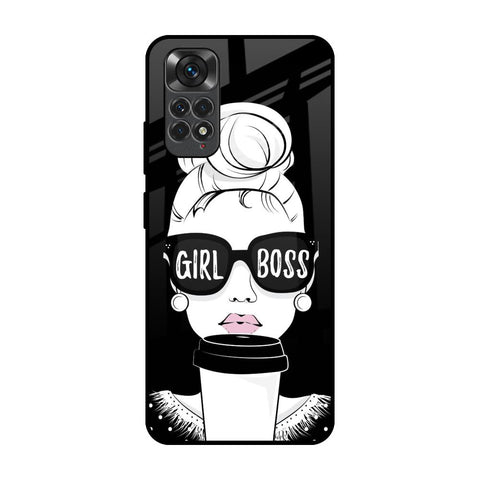 Girl Boss Redmi Note 11S Glass Back Cover Online