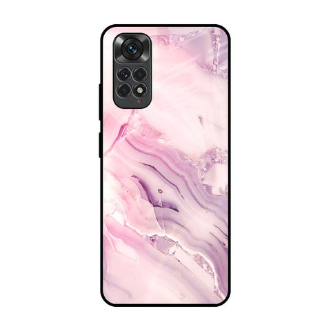 Diamond Pink Gradient Redmi Note 11S Glass Back Cover Online