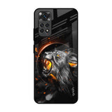 Aggressive Lion Redmi Note 11S Glass Back Cover Online
