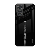 Follow Your Dreams Redmi Note 11S Glass Back Cover Online