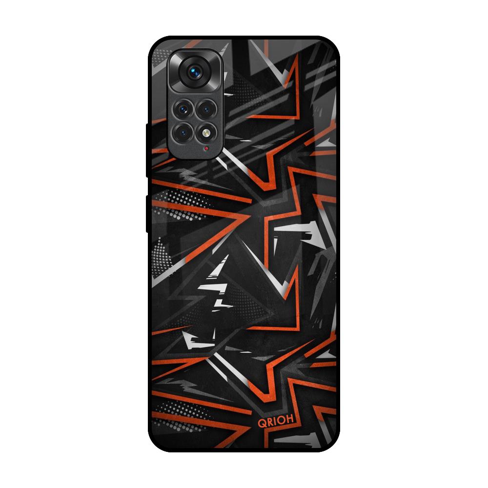 Vector Art Redmi Note 11S Glass Back Cover Online