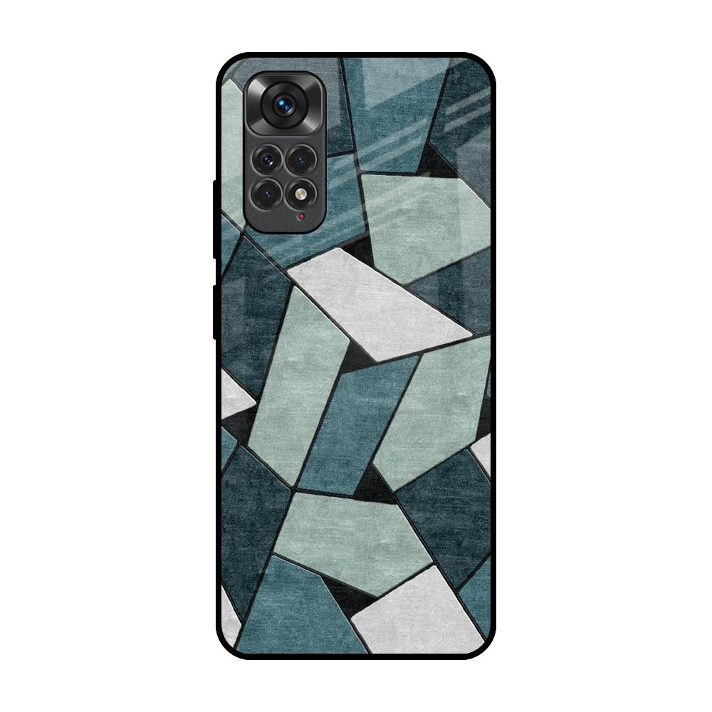 Abstact Tiles Redmi Note 11S Glass Back Cover Online
