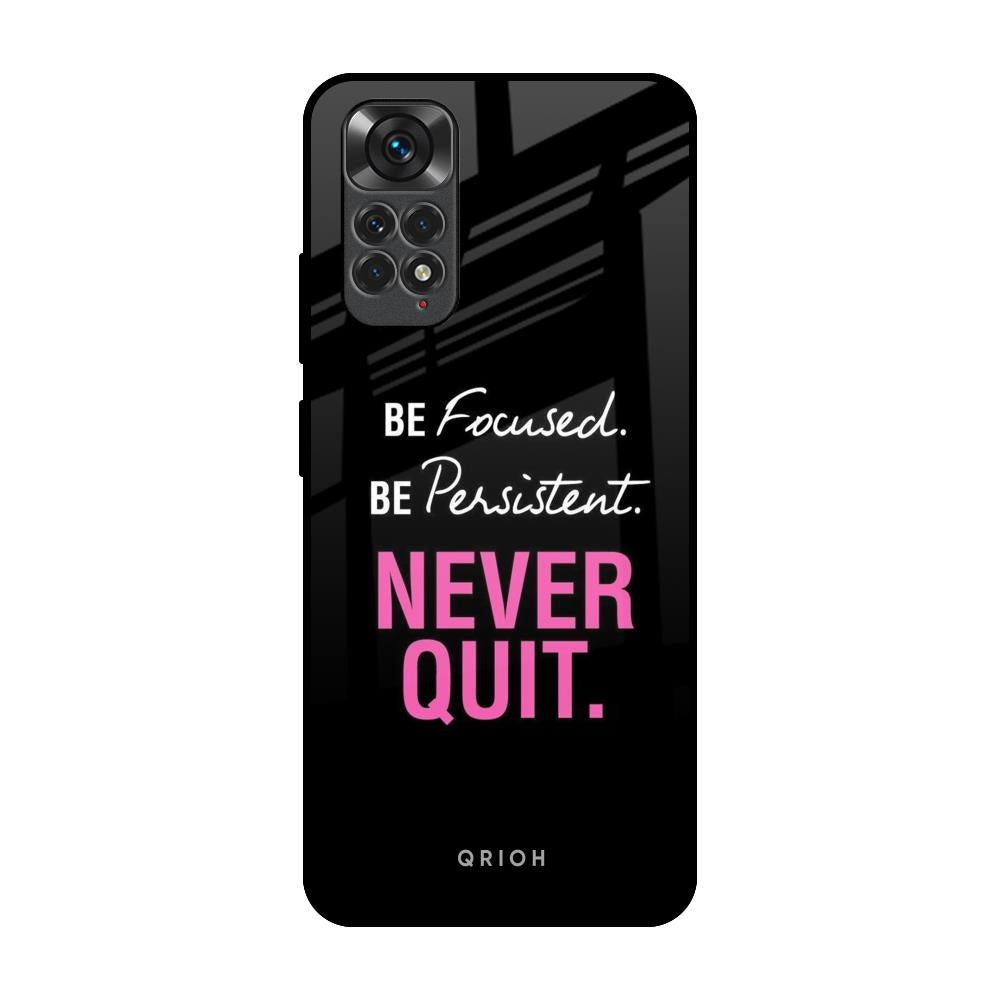 Be Focused Redmi Note 11S Glass Back Cover Online