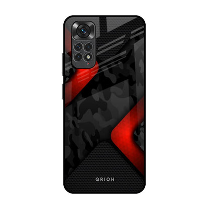 Modern Camo Abstract Redmi Note 11S Glass Back Cover Online