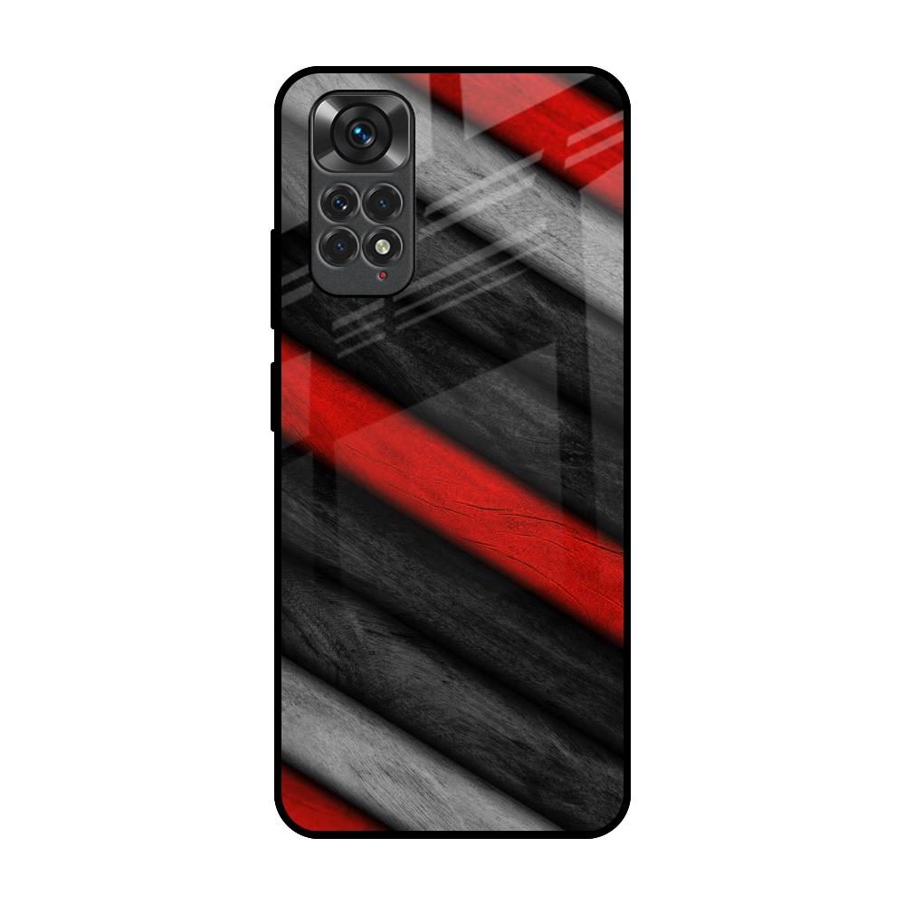 Soft Wooden Texture Redmi Note 11S Glass Back Cover Online