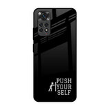 Push Your Self Redmi Note 11S Glass Back Cover Online
