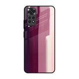 Brush Stroke Art Redmi Note 11S Glass Back Cover Online