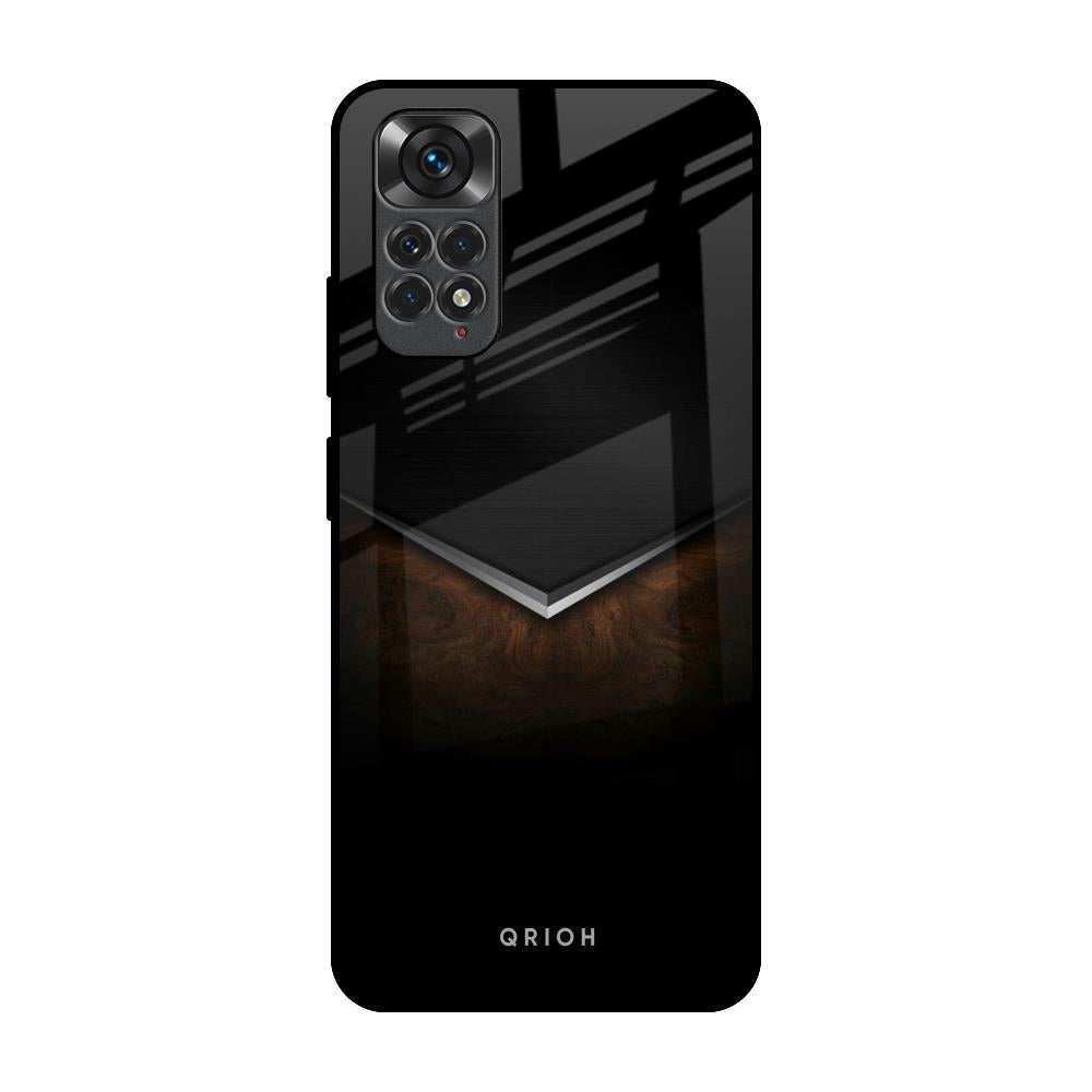 Dark Walnut Redmi Note 11S Glass Back Cover Online