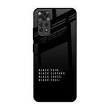 Black Soul Redmi Note 11S Glass Back Cover Online