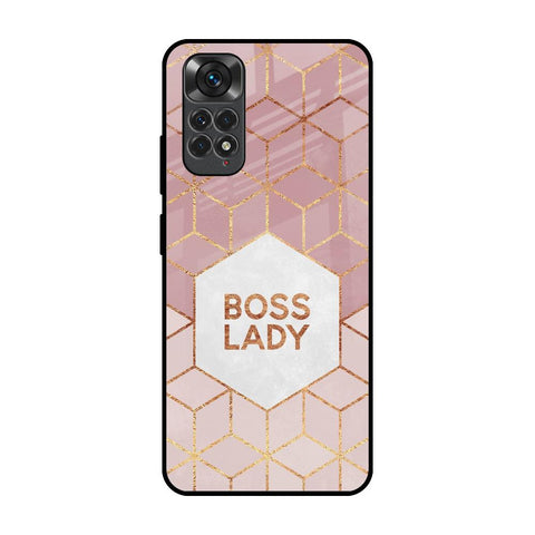 Boss Lady Redmi Note 11S Glass Back Cover Online