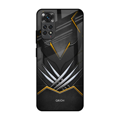 Black Warrior Redmi Note 11S Glass Back Cover Online