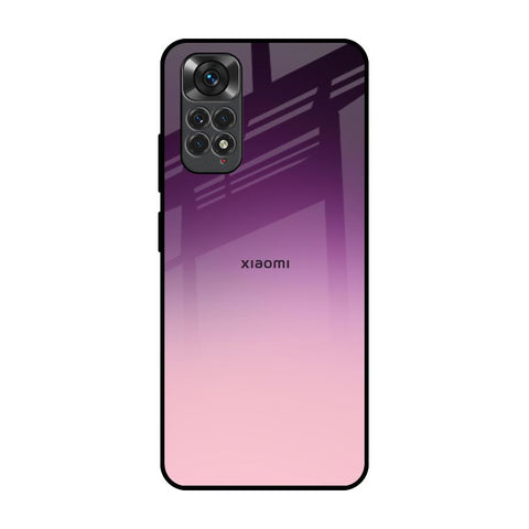 Purple Gradient Redmi Note 11S Glass Back Cover Online
