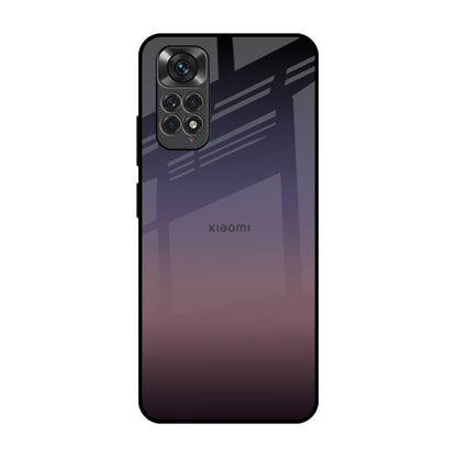 Grey Ombre Redmi Note 11S Glass Back Cover Online