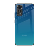 Celestial Blue Redmi Note 11S Glass Back Cover Online