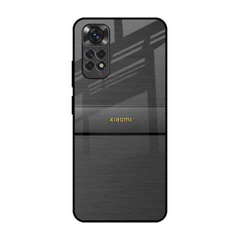 Grey Metallic Glass Redmi Note 11S Glass Back Cover Online