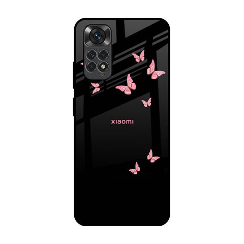 Fly Butterfly Redmi Note 11S Glass Back Cover Online