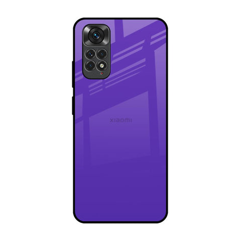 Amethyst Purple Redmi Note 11S Glass Back Cover Online