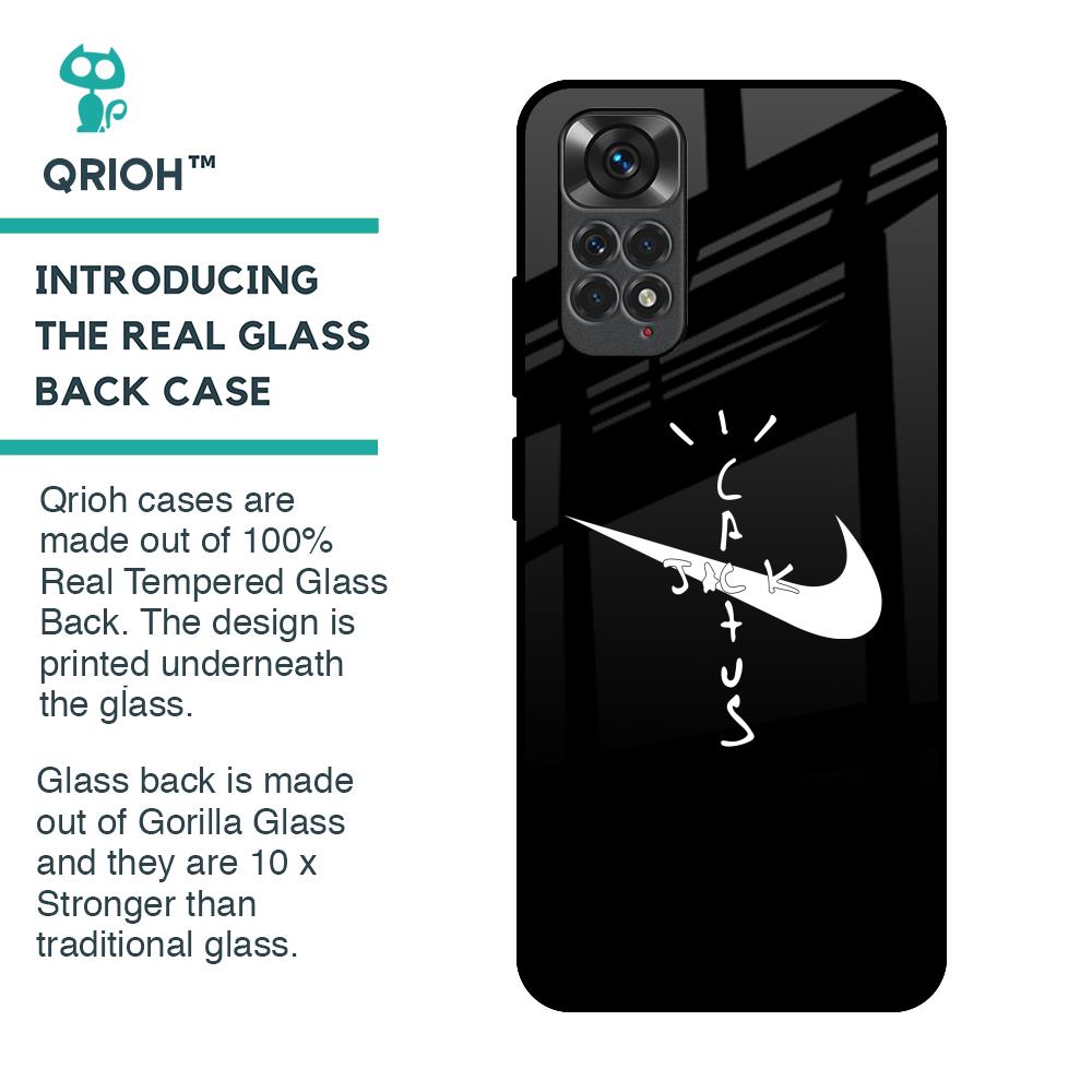 Jack Cactus Glass Case for Redmi Note 11S